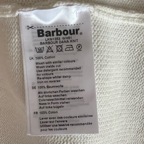 NEW Anthropology Barbour Knit Vest, Jumper Sweater, Sz US 8 - Picture 13 of 15